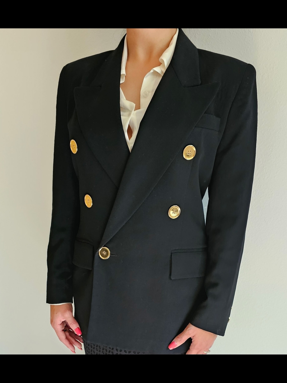Dior Black Women's Jacket with Signature Label